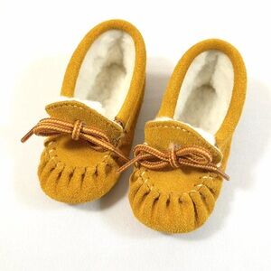 Hand Made Fleece-Lined Baby Moccasins